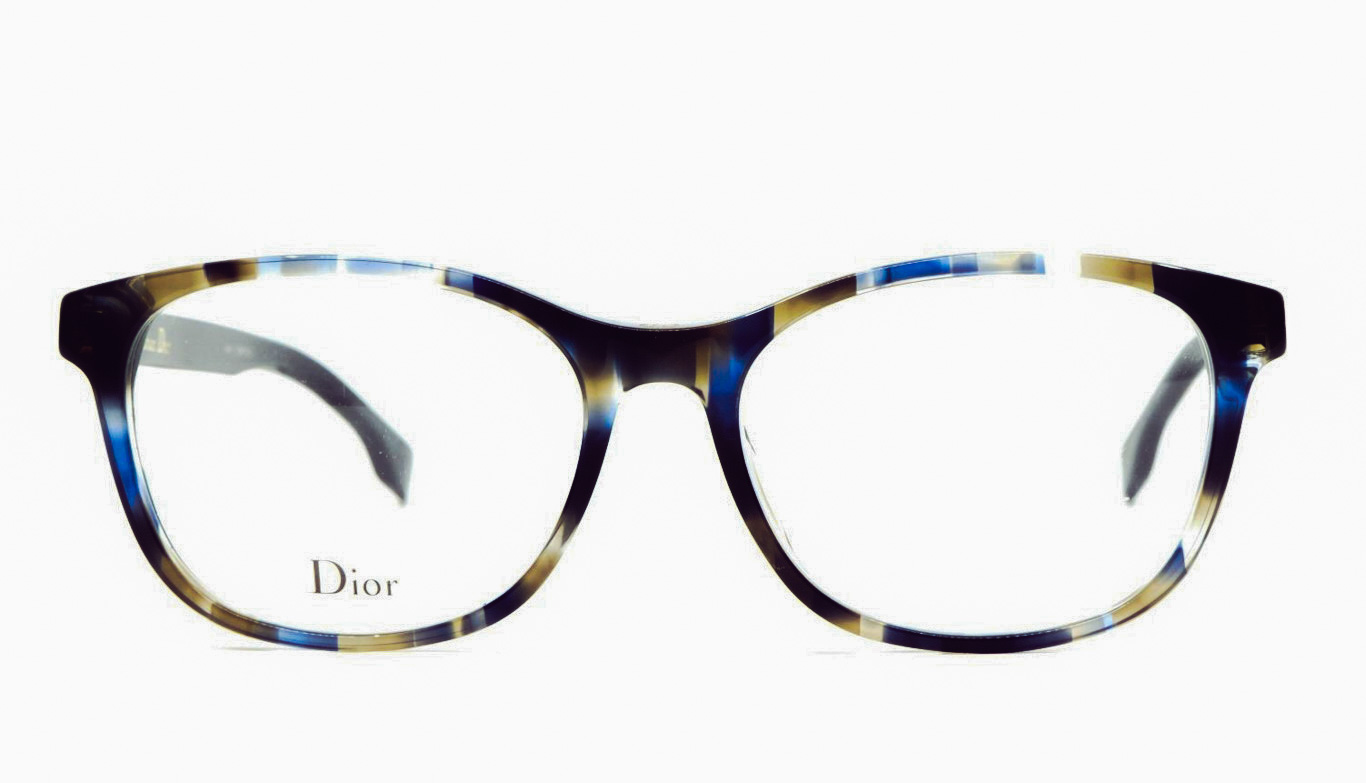 Dámské brýle Christian Dior plast modrošedožíhané DIOR 2F JRW  